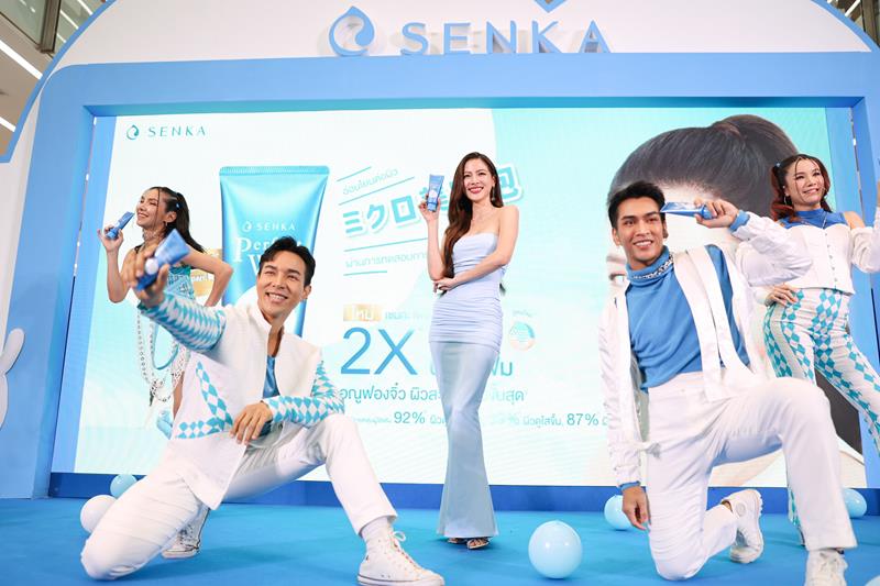 แบรนด์แอมบาสเดอร์ของกลุ่มผลิตภัณฑ์ทำความสะอาดผิวหน้าของเซนกะ คุณใบเฟิร์น-พิมพ์ชนก